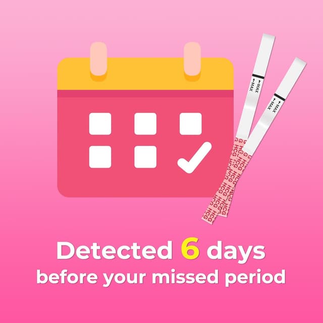 Detalle 2 de Preview Schwangerschaftstest Ultra Früherkennung – Ergebnisse bis zu 6 Tage früher, 25 Tests mit 25 Urinbechern