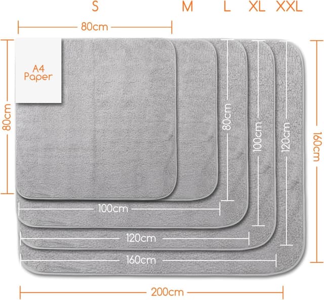 Thumbnail 6 de Nobleza Morbida Coperta in pile 120x100 Grigio