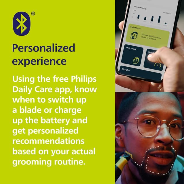 Thumbnail 5 de Philips OneBlade 360 Bluetooth Recortadora y Afeitadora Hombre