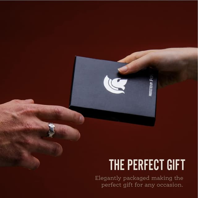 Detalle de POWR RFID card holder wallet, 8 cards