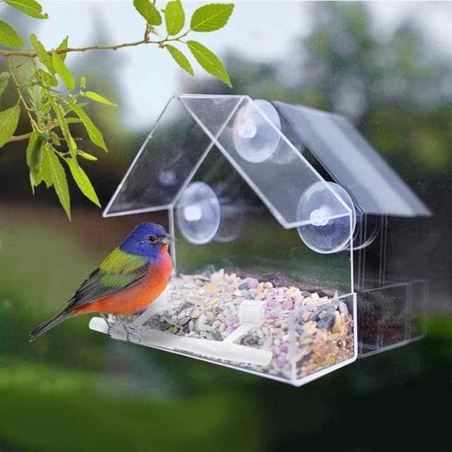 Thumbnail 3 de WLLKOO Window Bird Feeder 2 pack 5.9in 🐦