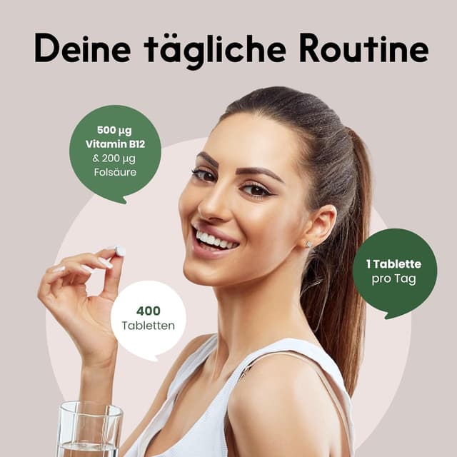 Thumbnail 2 de Vitamin B12 hochdosiert 400 Tabletten