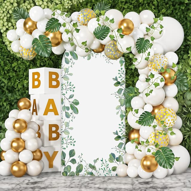 Detalle de MEHOFOND 3.3x7ft Eucalyptus Arch Frame 🎪