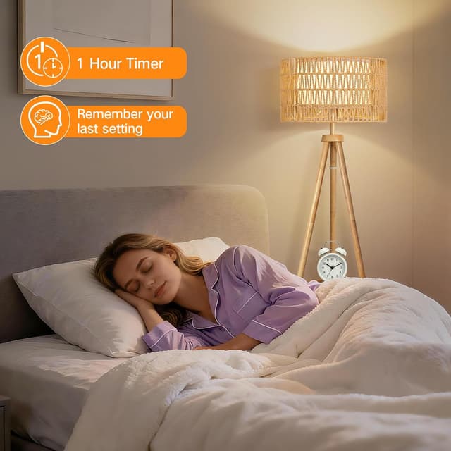 Thumbnail 3 de OUTON Wooden Tripod Floor Lamp 4‑colour temperatures 🛋