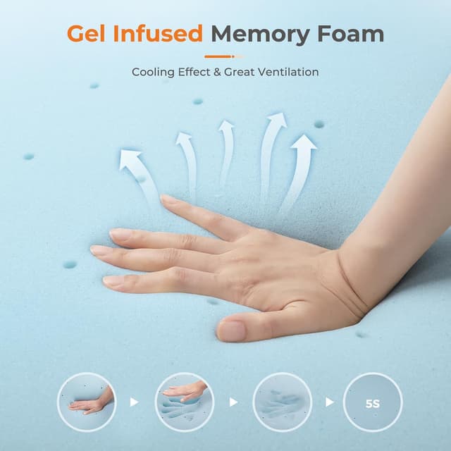 Detalle 2 de Vesgantti Mattress Topper 150x200x7.5cm