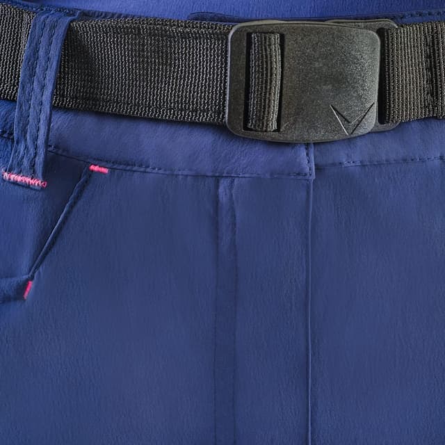 Detalle de Black Crevice pantaloncini da trekking da donna in tessuto elastico per escursioni