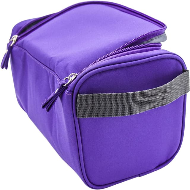 Detalle de ONEGenug Kulturbeutel zum Aufhängen (25 x 15 x 15 cm) – wasserfestes Nylon, große Öffnung, Volumen 5,6 Liter