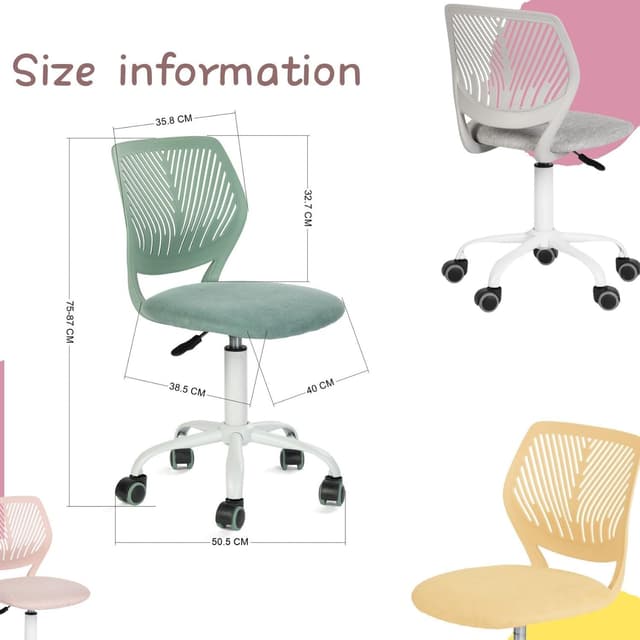 Detalle 2 de FurnitureR Kinderstuhl höhenverstellbar