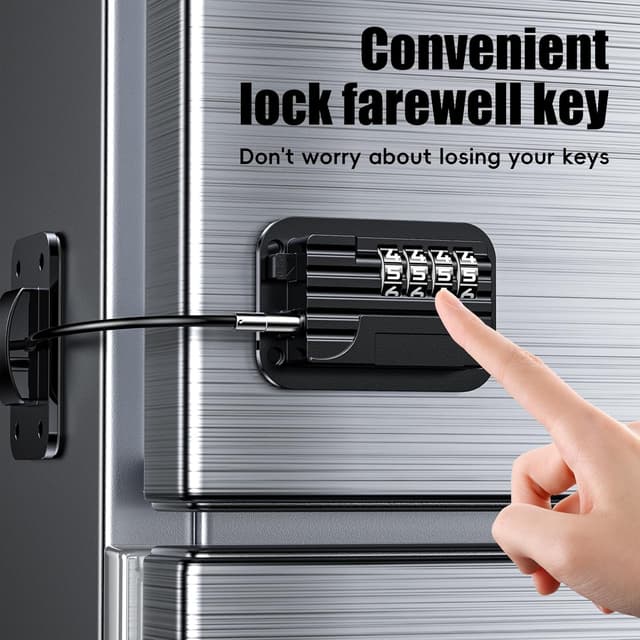 Thumbnail 6 de Refrigerator Locks with Password 2pcs