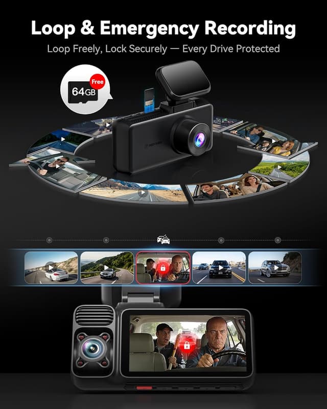 Thumbnail 5 de REDTIGER F17 4K Dash Cam