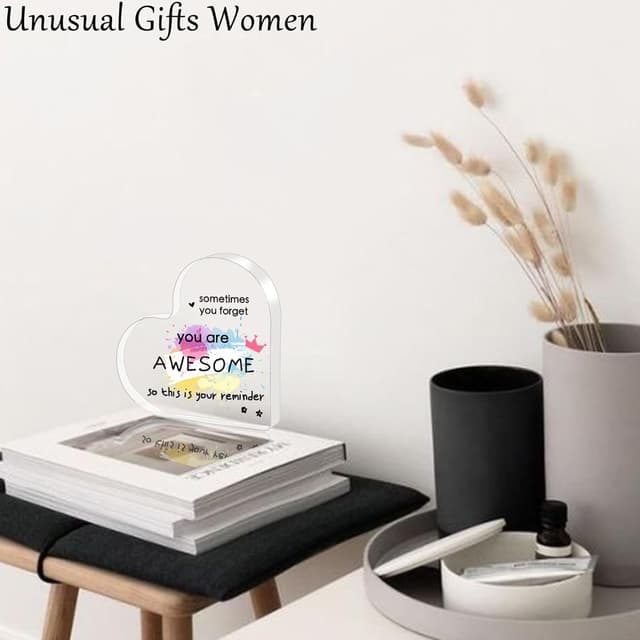 Thumbnail 2 de Motivational & Inspirational Plaque Heart 10×10×1cm 🖼