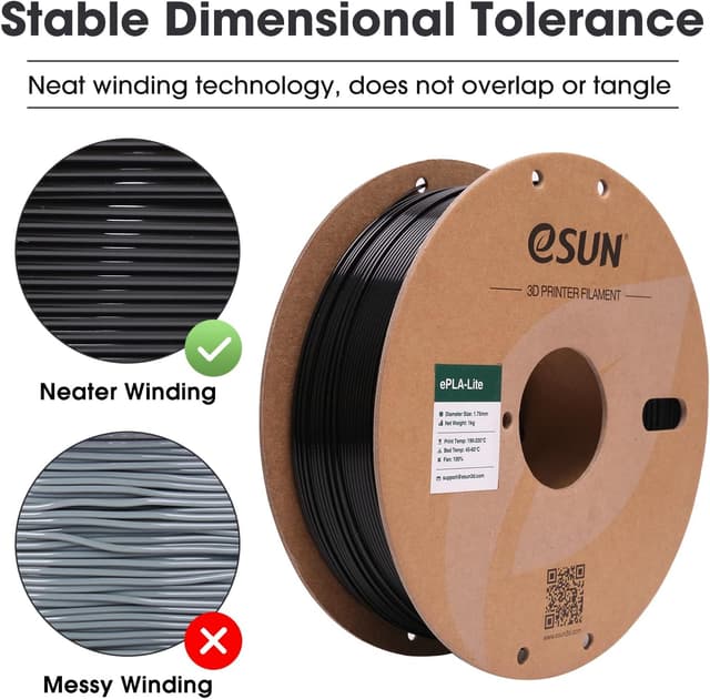 Thumbnail 4 de eSUN PLA 1.75mm Yellow 1kg Filament