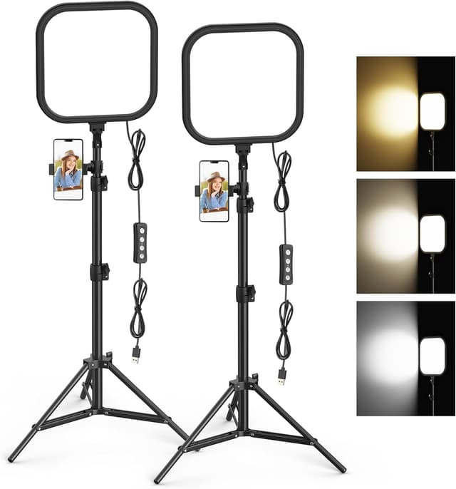 Detalle de Hagibis 15W LED Video Lights kit