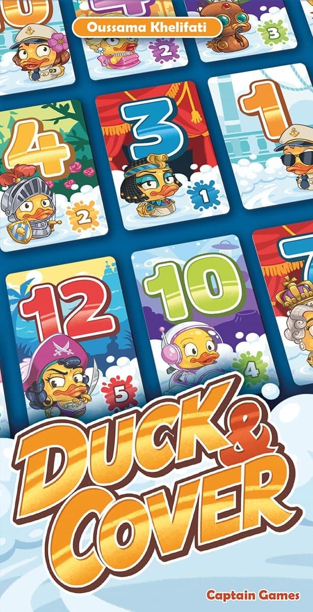 Detalle 2 de Captain Games Duck and Cover Party Card Game (Ages 7+, 2–7 Players, ~30-Minute Rounds)