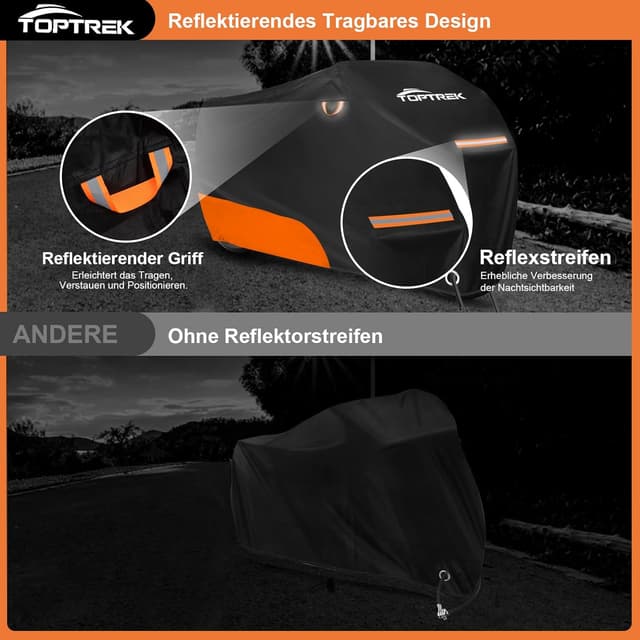 Thumbnail 2 de toptrek Motorrad Abdeckplane XXL 265x105x125 cm
