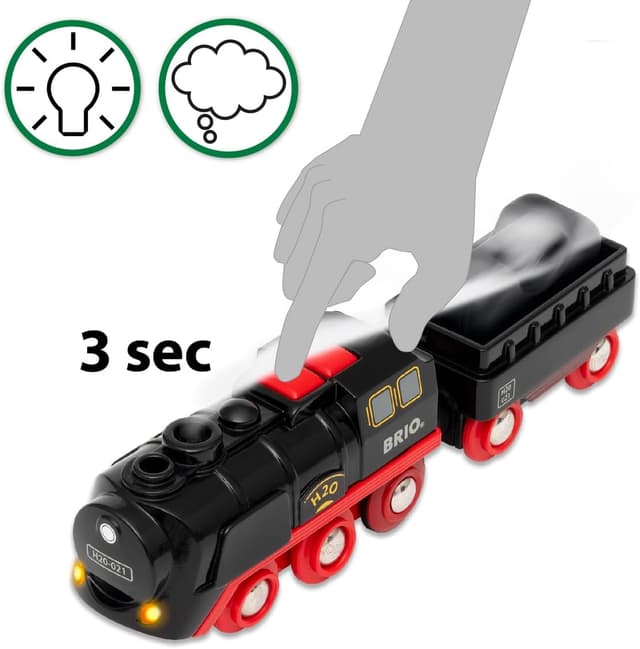 Thumbnail 5 de BRIO World Battery-Operated Steaming Train