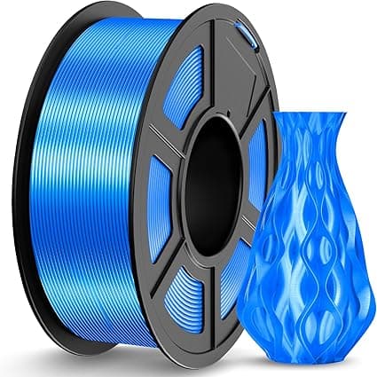 Detalle de JJAYO Filamento PLA Silk 1.75mm Azul 💙 Impresora 3D