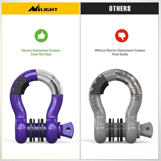 Thumbnail 4 de Nilight 3/4" D-Ring Shackle 9,500 lbs