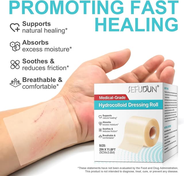 Thumbnail 2 de Hydrocolloid Roll Wundpflege 5 cm x 3,6 m