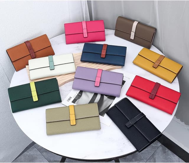 Detalle 2 de ArtsEye Genuine Leather Large Capacity Ladies Wallet & Clutch Phone Holder