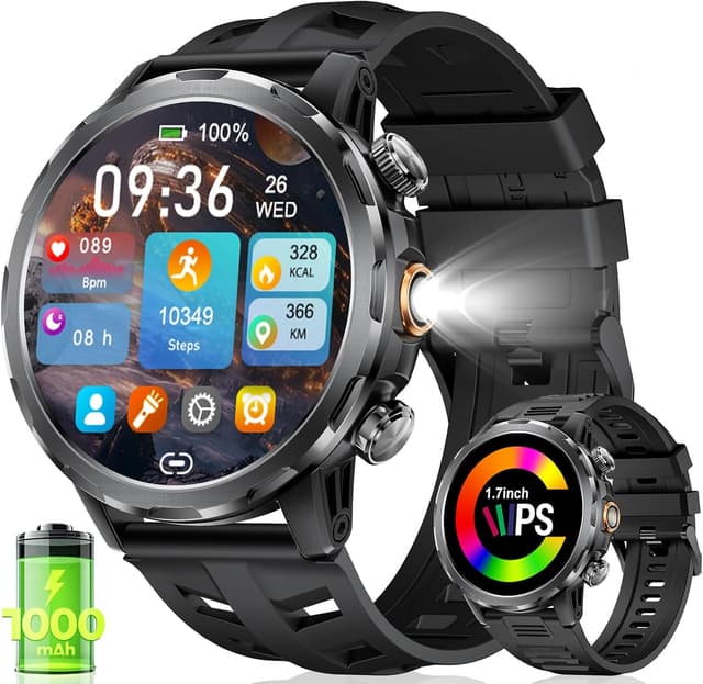 Detalle de Benyar Montre Connectée Homme 1,7"