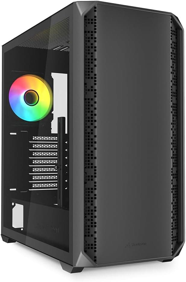 Detalle de Sharkoon AK2 RGB Noir boîtier ATX