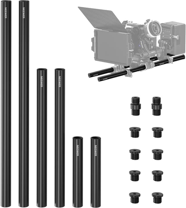Imagen de NEEWER 15mm LWS Extension Rods 3 Pairs en OfertitasTOP