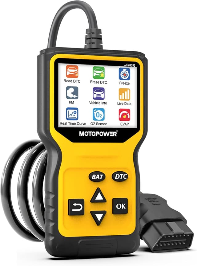 Detalle 2 de MOTOPOWER MP69033 Pro OBD2 scanner with battery test