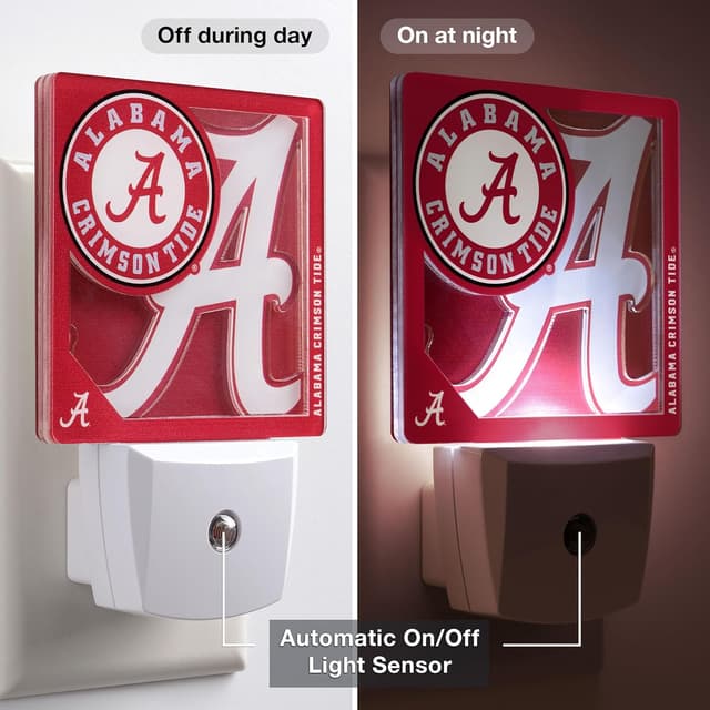 Detalle de YouTheFan NCAA Logo Series Nite Light