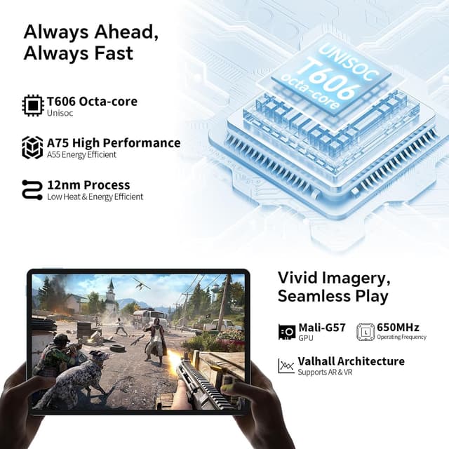 Detalle 1 de TECLAST Tablette Android 16 11 pouces 90 Hz