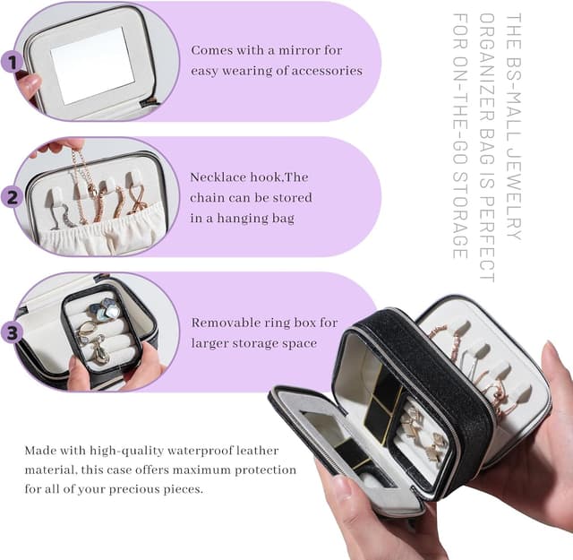 Thumbnail 2 de BS-MALL Travel Jewelry Box