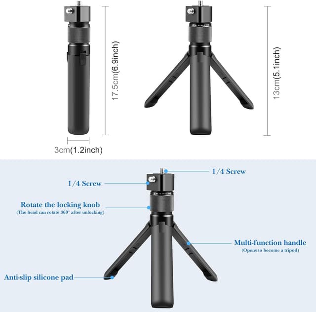 Thumbnail 2 de PULUZ Mini-Stativ für ActionKamera