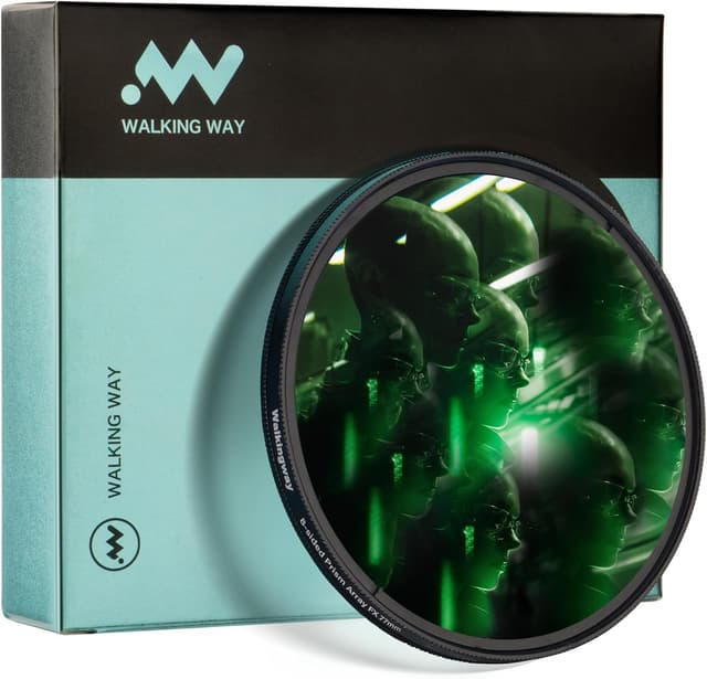 Detalle de WalkingWay 8-Repetition Prism Lens Filter 58mm kaleidoscope-style multi-image effects filter