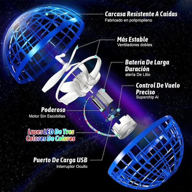 Detalle 2 de semai Fliegender Ball 6+ Handsteuerung 🪀