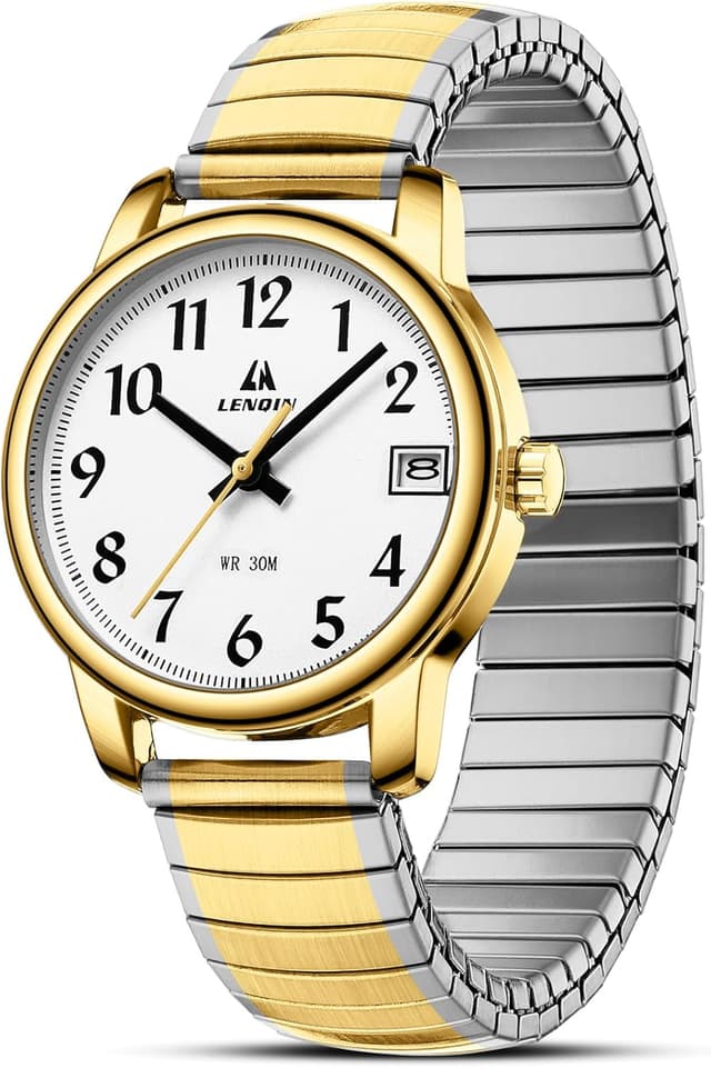 Detalle de LN LENQIN Damen Quarzuhr Edelstahl 160 mm