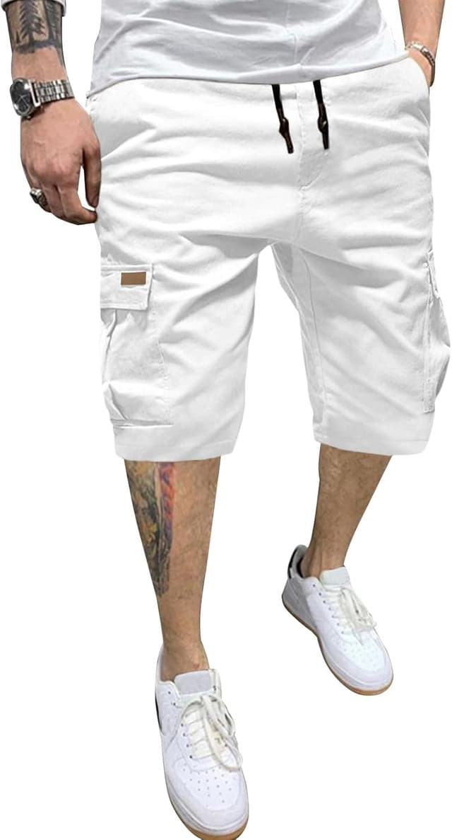Thumbnail 5 de JMIERR Mens Cargo Shorts with 6 Pockets