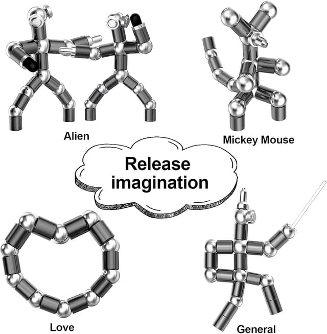 Thumbnail 3 de OSDUE Stylo magnétique Noir 14 anneaux