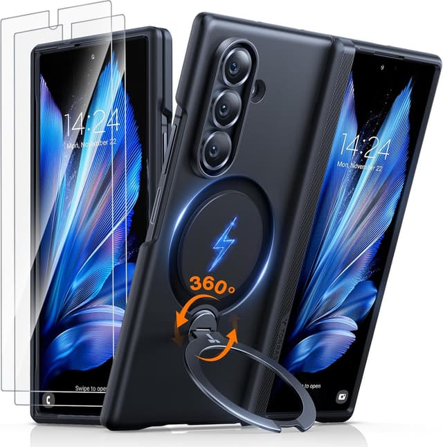 Detalle de TORRAS 360 Spin Magnetic Stand for Galaxy Z Fold 7 case