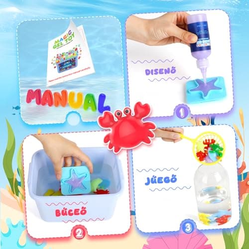 Thumbnail 3 de Hot Bee Magic Water Gel, 10 couleurs, 8 moules ⚙