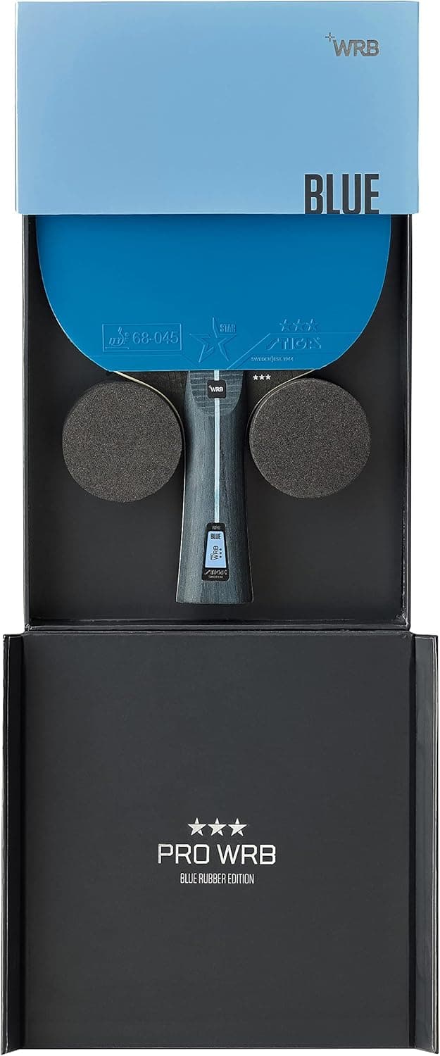 Thumbnail 6 de STIGA Pro WRB Blue Edition raquette de ping-pong 3 étoiles à revêtement bleu