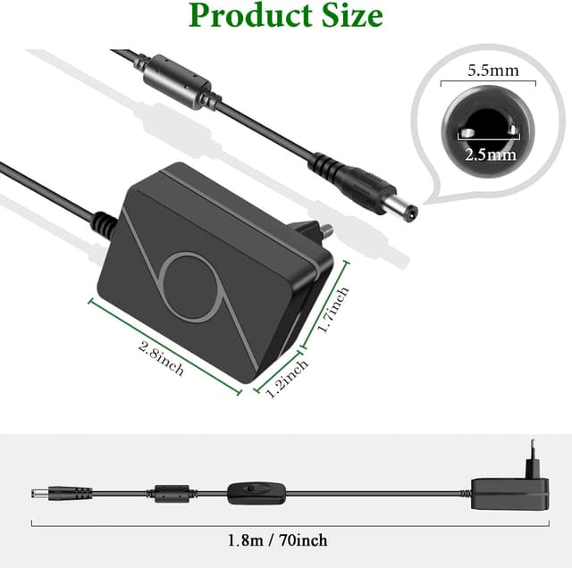 Detalle 2 de Gonine 12V Fuente de alimentación 2A