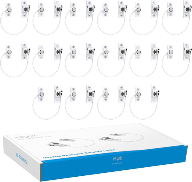 Detalle de eSynic window restrictors 16 pack safety