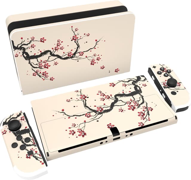 Detalle de PlayVital Switch OLED stickers set