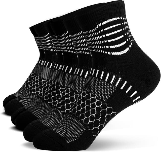 Detalle de IRAMY Kompressionsstrümpfe gegen Plantarfasziitis (3/5 Paar) mit Knöchelstütze und Fußgewölbe-Stütze