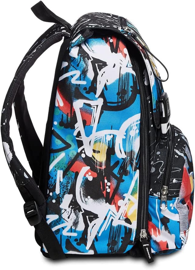 Detalle de Seven Zaino Scuola Estensibile a doppio scomparto Nero/Navybush Boy (28 lt)