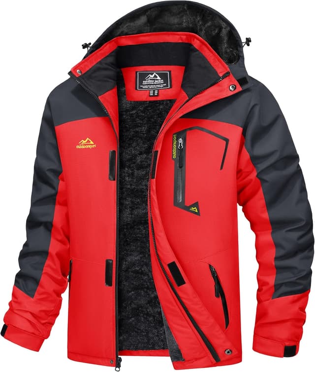 Detalle de MAGCOMSEN Men's Winter Ski Jacket 1