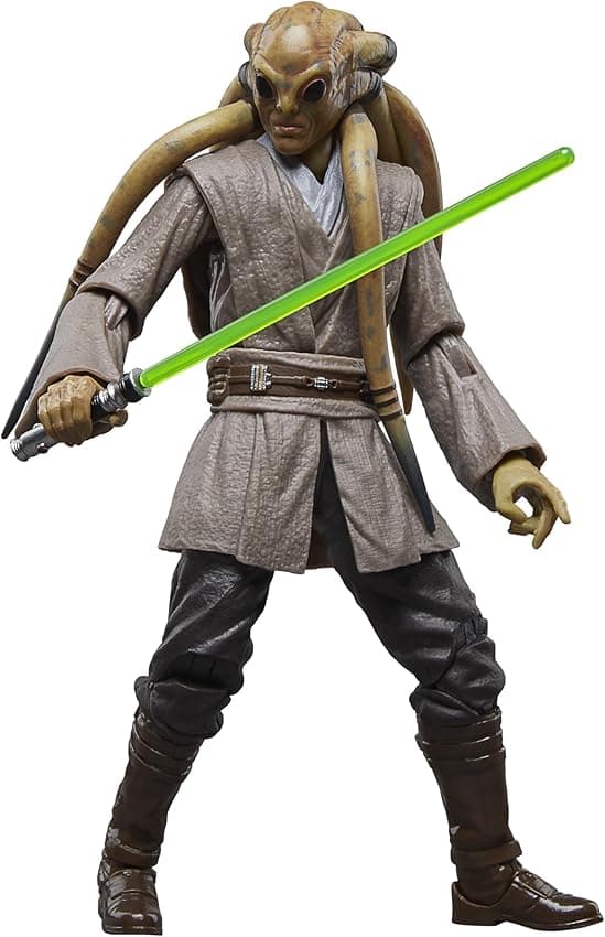 Detalle 2 de Star Wars Kit Fisto figura coleccionable 15 cm