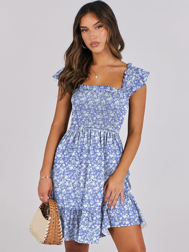 Detalle de ANRABESS square neck dress, slim fit XS