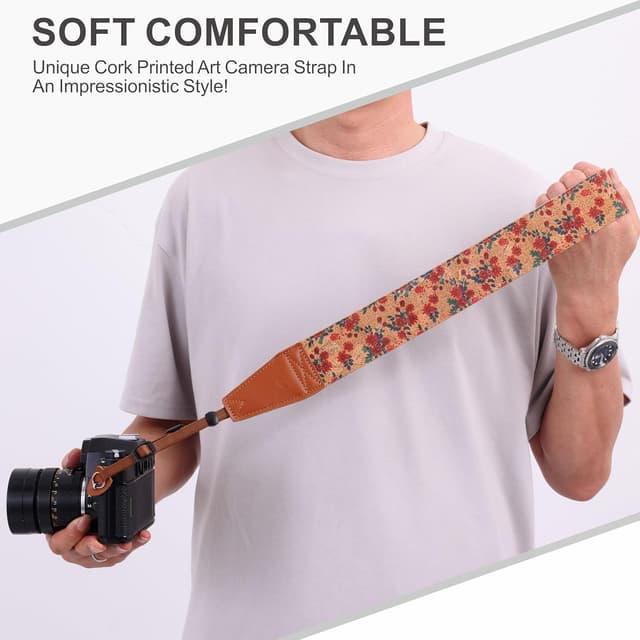 Detalle 2 de Padwa Lifestyle Cork Camera Strap 5 cm