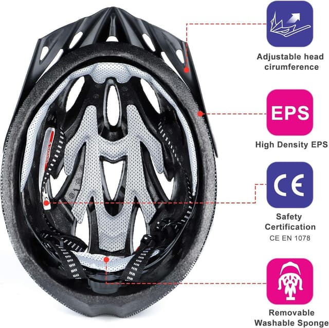 Thumbnail 3 de RaMokey Lightweight Cycle Helmet 58–62cm